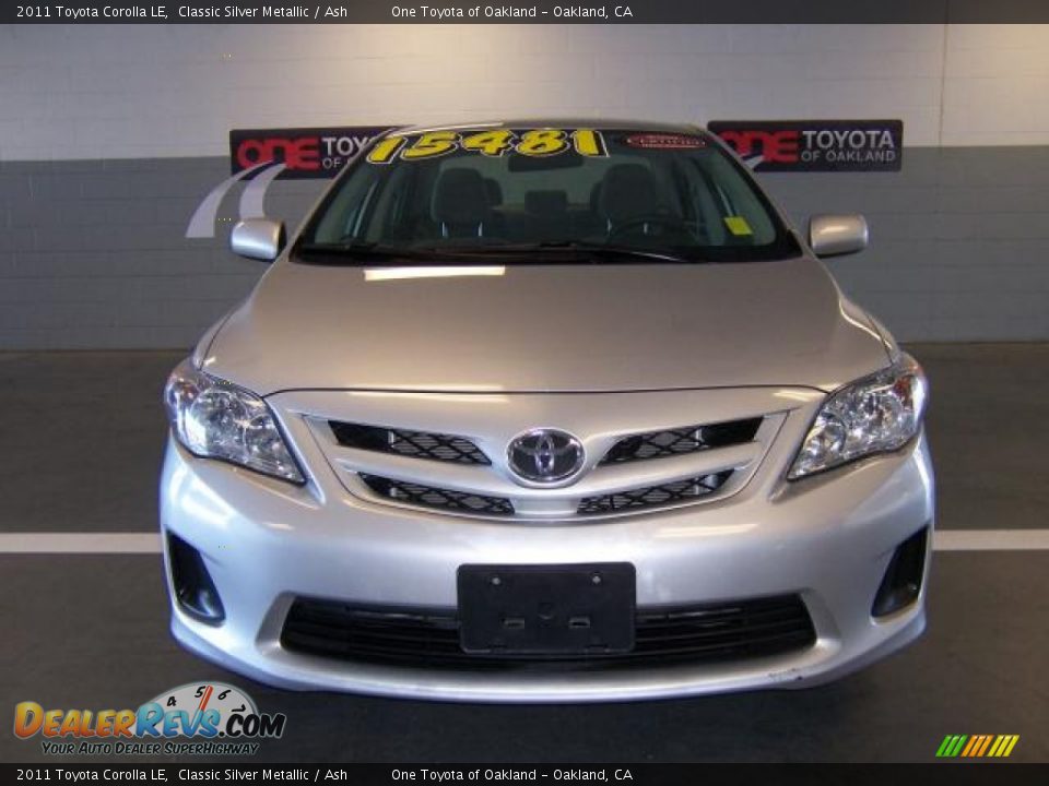 2011 Toyota Corolla LE Classic Silver Metallic / Ash Photo #4