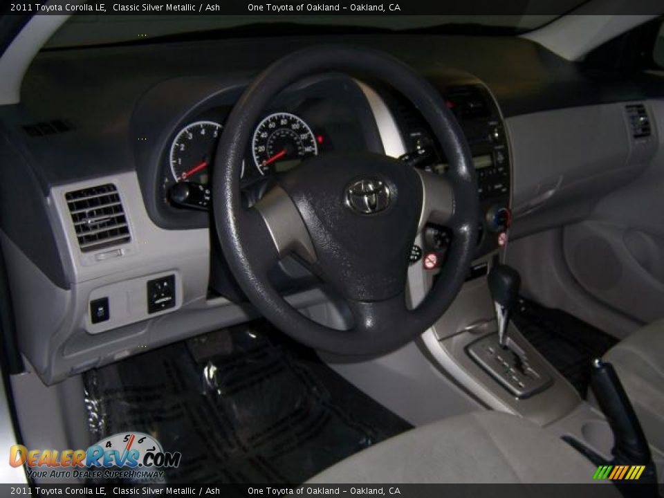 2011 Toyota Corolla LE Classic Silver Metallic / Ash Photo #6