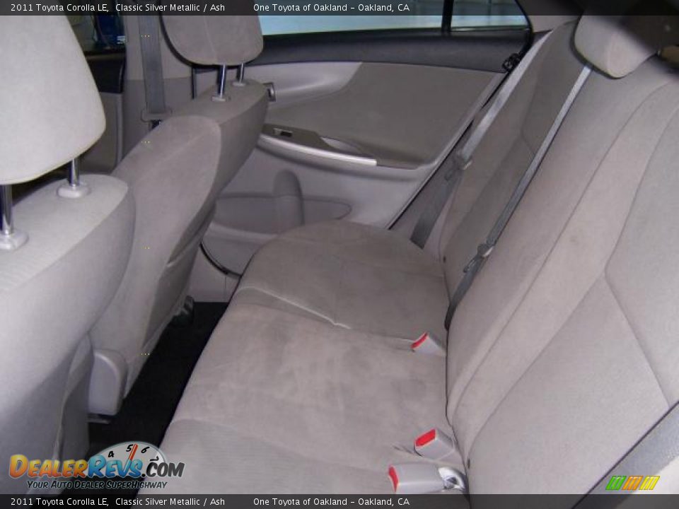 2011 Toyota Corolla LE Classic Silver Metallic / Ash Photo #7