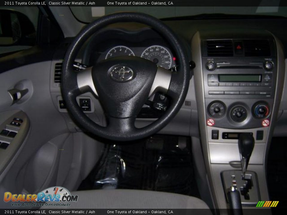 2011 Toyota Corolla LE Classic Silver Metallic / Ash Photo #8