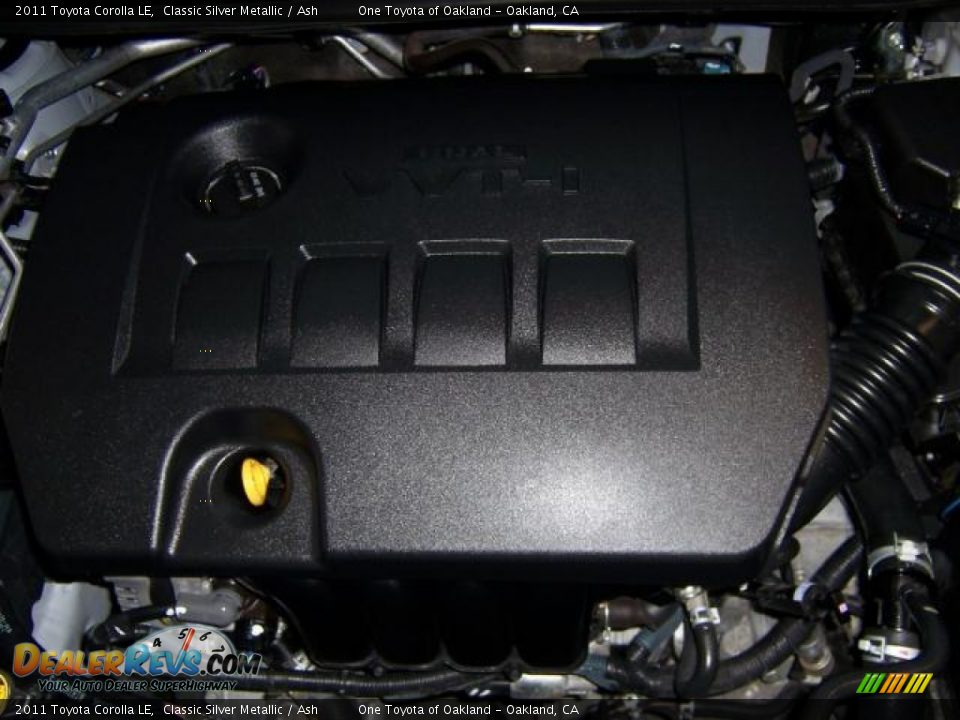 2011 Toyota Corolla LE Classic Silver Metallic / Ash Photo #10