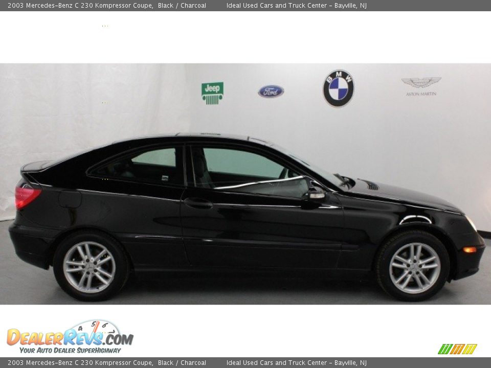 2003 Mercedes-Benz C 230 Kompressor Coupe Black / Charcoal Photo #1