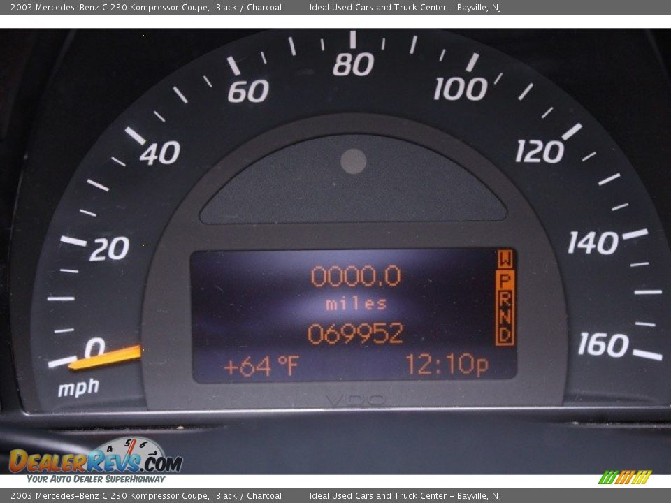 2003 Mercedes-Benz C 230 Kompressor Coupe Black / Charcoal Photo #4