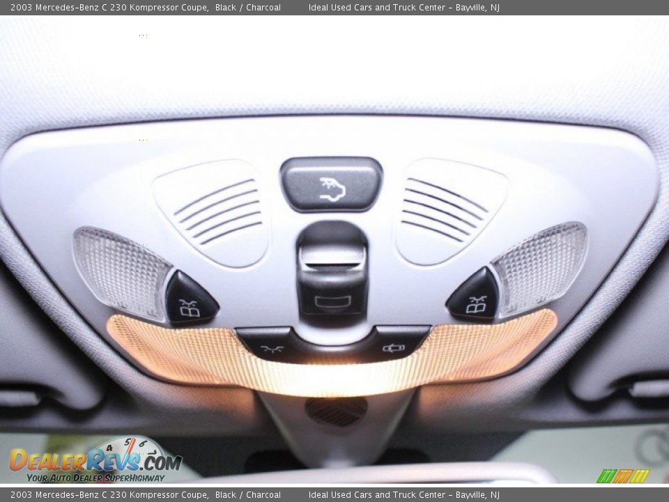 2003 Mercedes-Benz C 230 Kompressor Coupe Black / Charcoal Photo #5