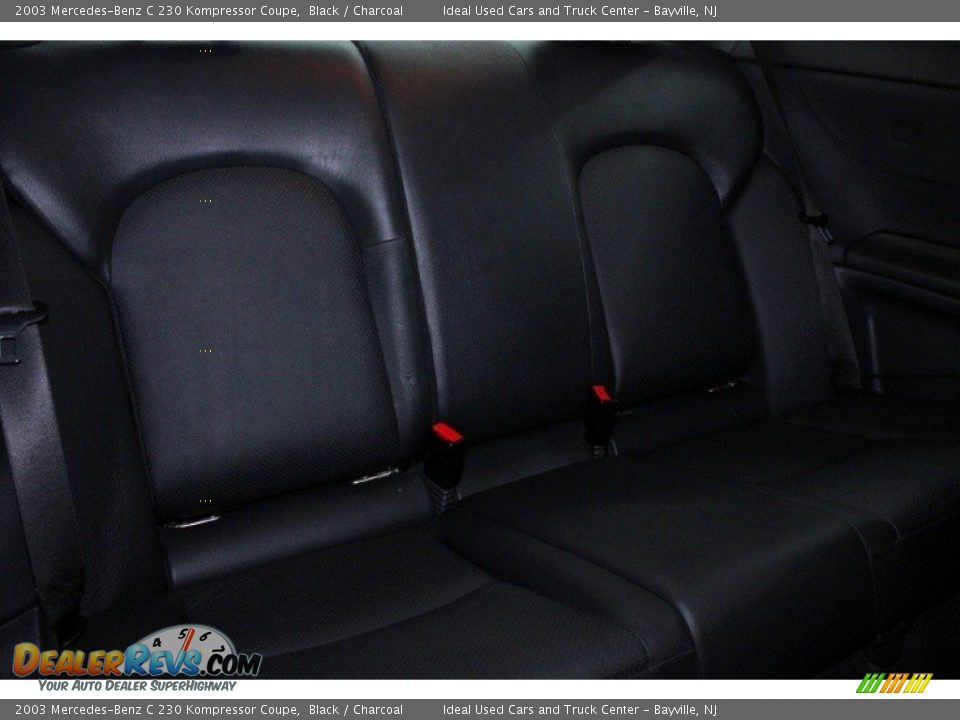 2003 Mercedes-Benz C 230 Kompressor Coupe Black / Charcoal Photo #7