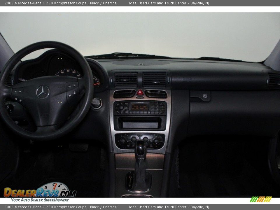 2003 Mercedes-Benz C 230 Kompressor Coupe Black / Charcoal Photo #8
