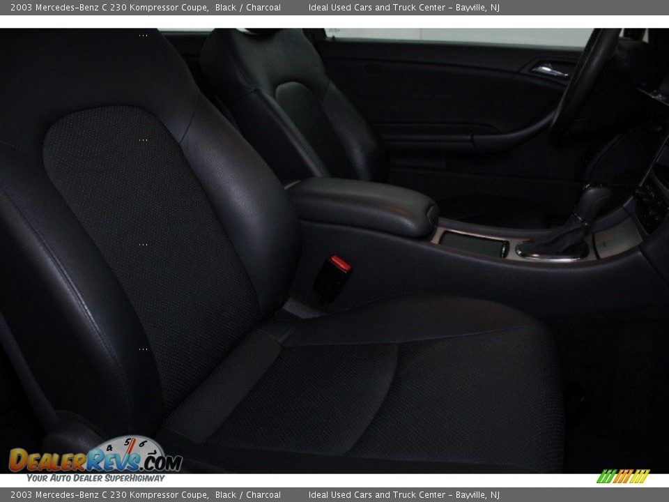 2003 Mercedes-Benz C 230 Kompressor Coupe Black / Charcoal Photo #12