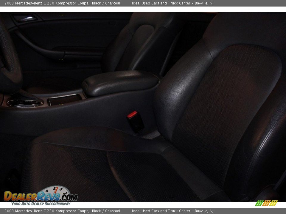 2003 Mercedes-Benz C 230 Kompressor Coupe Black / Charcoal Photo #13
