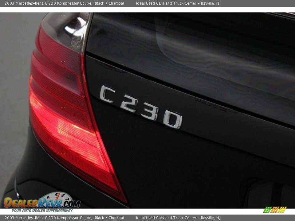 2003 Mercedes-Benz C 230 Kompressor Coupe Black / Charcoal Photo #16