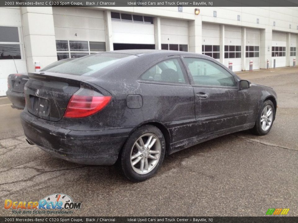 2003 Mercedes-Benz C C320 Sport Coupe Black / Charcoal Photo #2