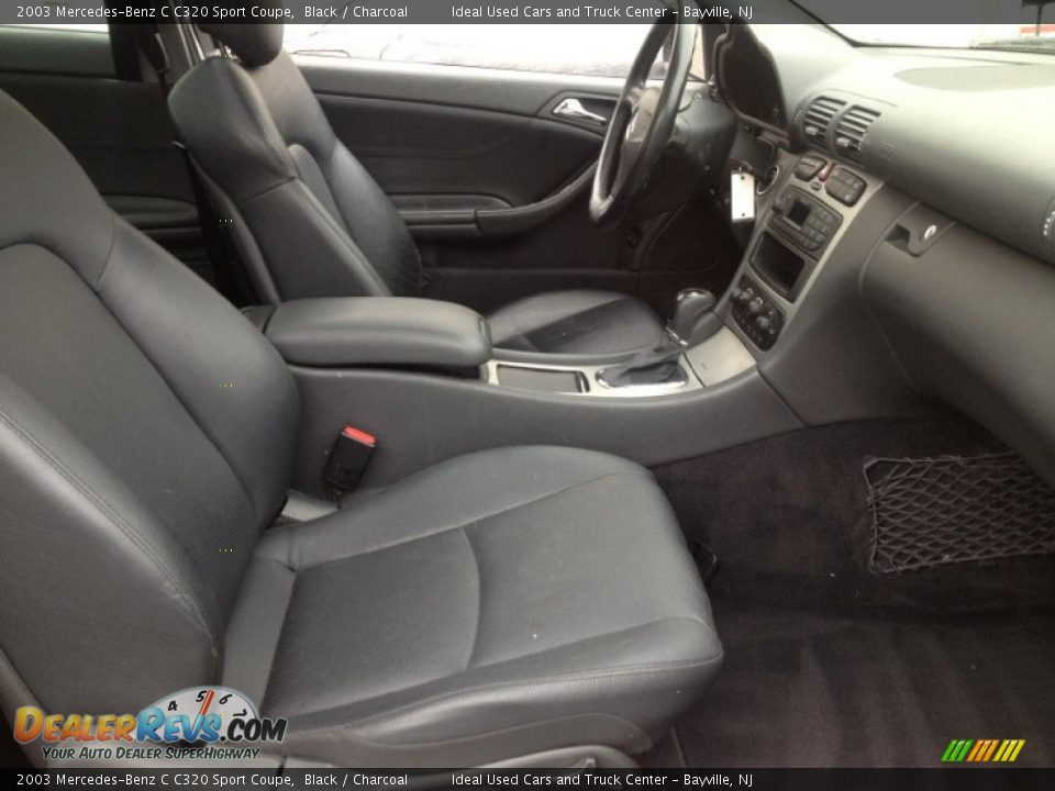 2003 Mercedes-Benz C C320 Sport Coupe Black / Charcoal Photo #3