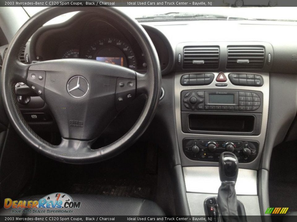 2003 Mercedes-Benz C C320 Sport Coupe Black / Charcoal Photo #4