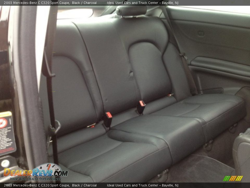 2003 Mercedes-Benz C C320 Sport Coupe Black / Charcoal Photo #5