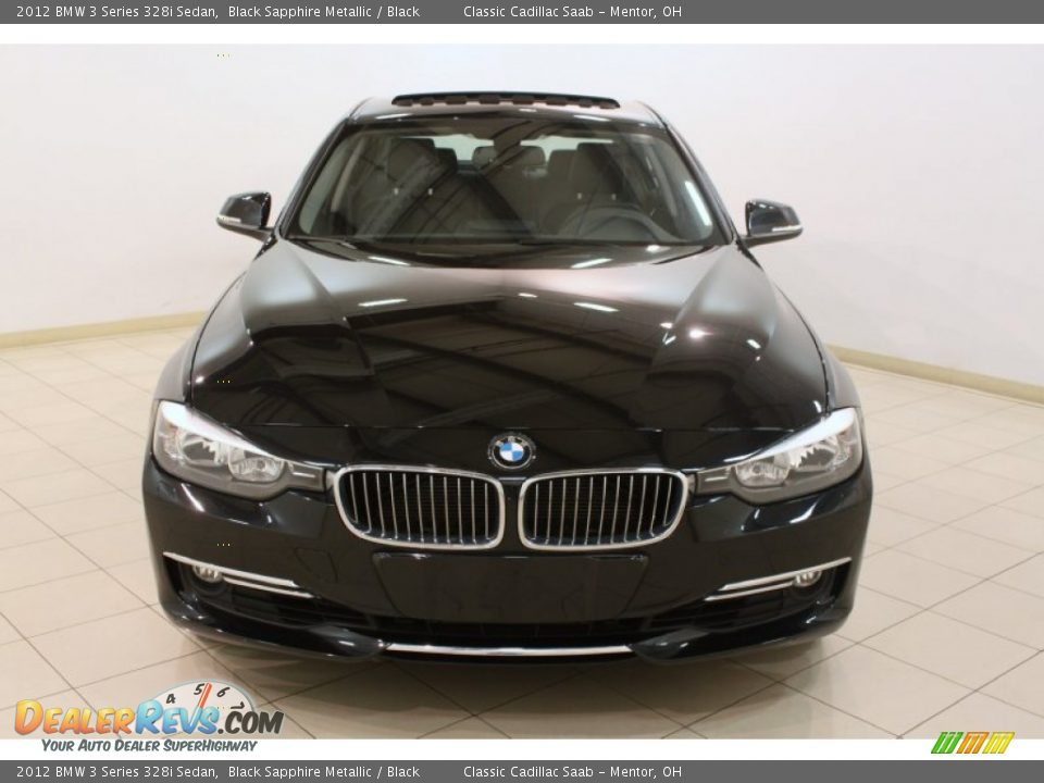 2012 BMW 3 Series 328i Sedan Black Sapphire Metallic / Black Photo #2