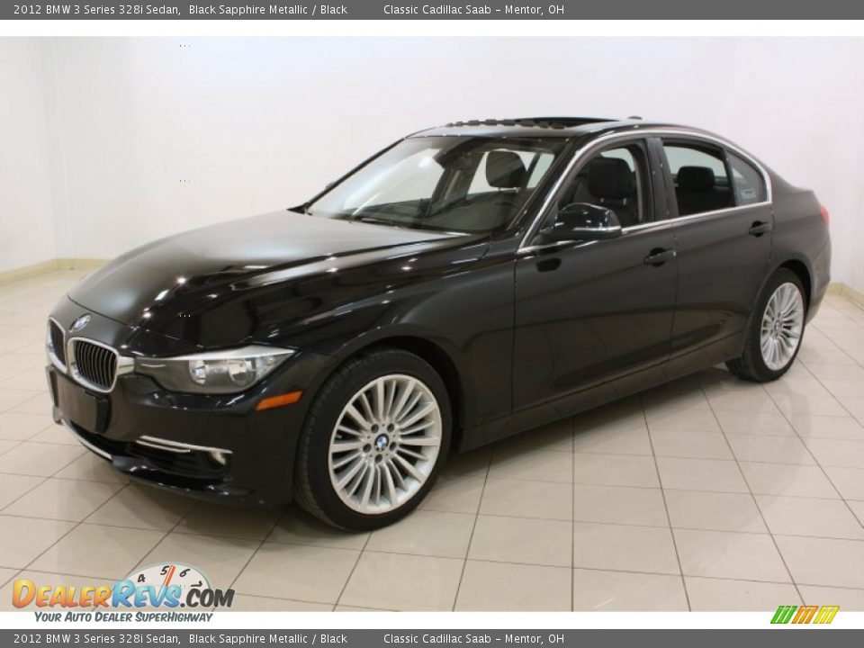 2012 BMW 3 Series 328i Sedan Black Sapphire Metallic / Black Photo #3