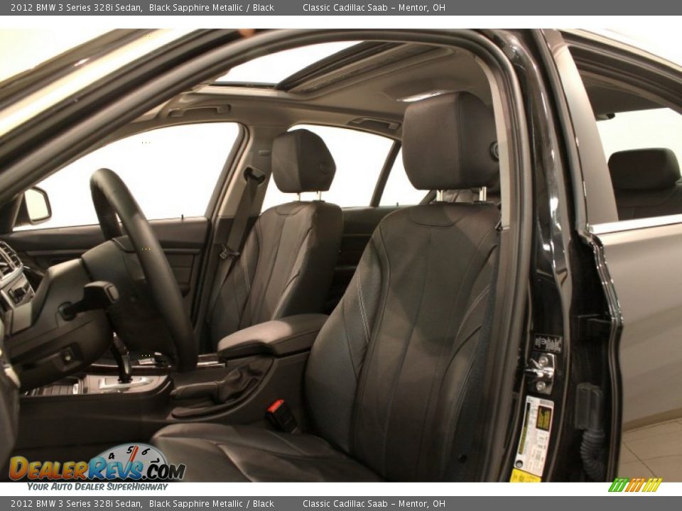 2012 BMW 3 Series 328i Sedan Black Sapphire Metallic / Black Photo #7