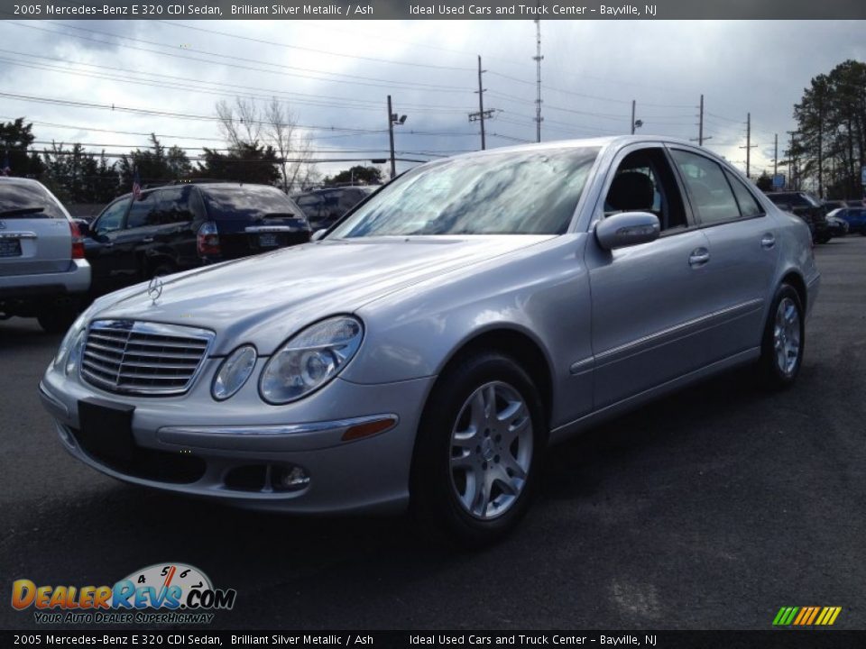 2005 Mercedes-Benz E 320 CDI Sedan Brilliant Silver Metallic / Ash Photo #1