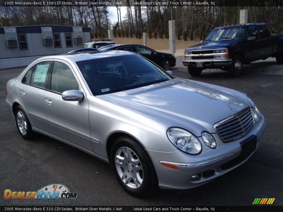 2005 Mercedes-Benz E 320 CDI Sedan Brilliant Silver Metallic / Ash Photo #3