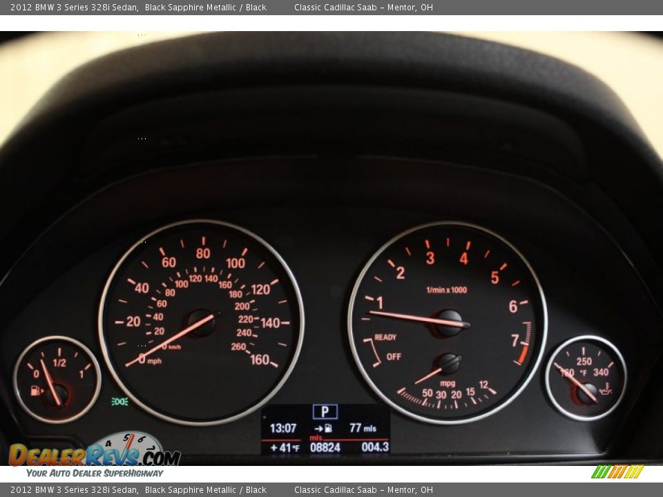 2012 BMW 3 Series 328i Sedan Gauges Photo #11