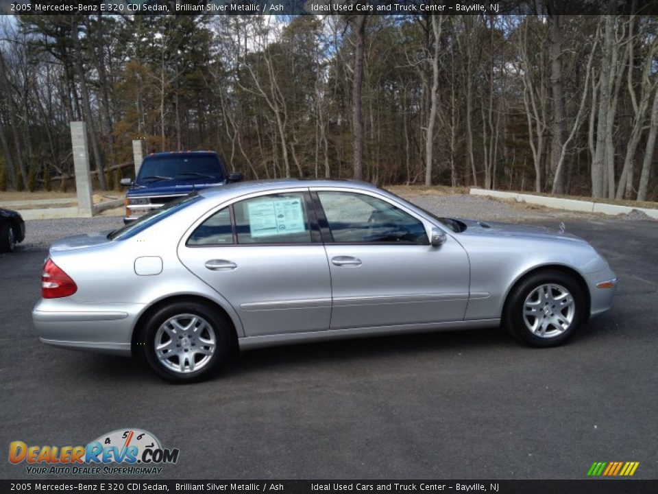 2005 Mercedes-Benz E 320 CDI Sedan Brilliant Silver Metallic / Ash Photo #5