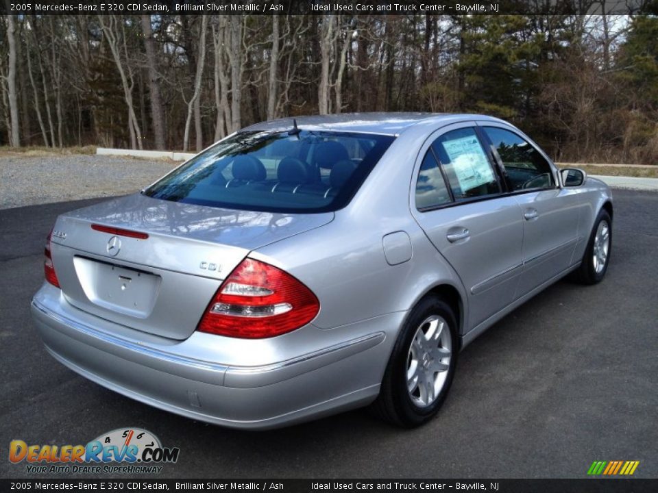 2005 Mercedes-Benz E 320 CDI Sedan Brilliant Silver Metallic / Ash Photo #12
