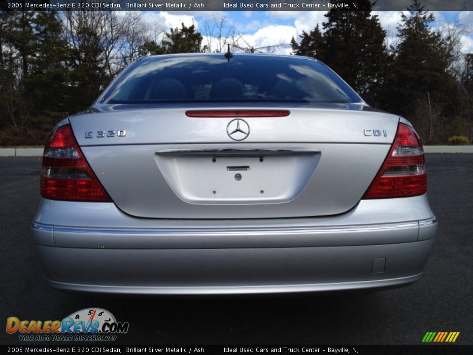 2005 Mercedes-Benz E 320 CDI Sedan Brilliant Silver Metallic / Ash Photo #13