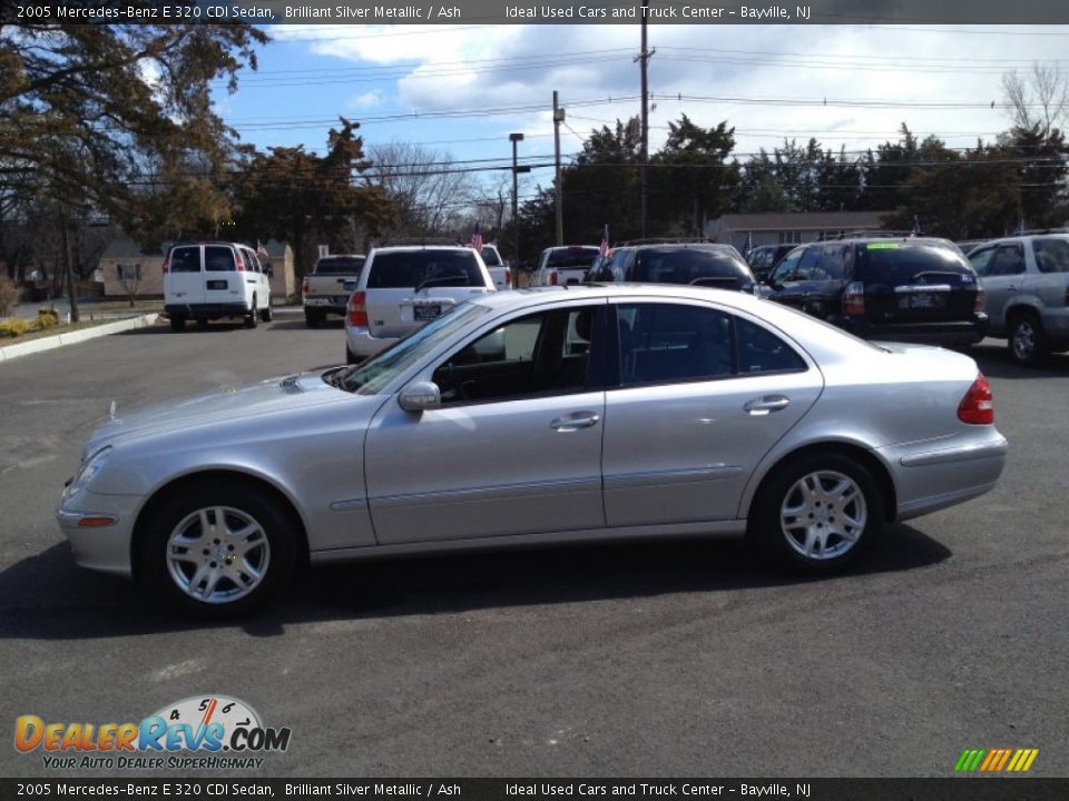2005 Mercedes-Benz E 320 CDI Sedan Brilliant Silver Metallic / Ash Photo #18
