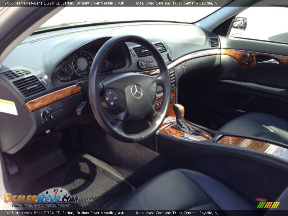 2005 Mercedes-Benz E 320 CDI Sedan Brilliant Silver Metallic / Ash Photo #24