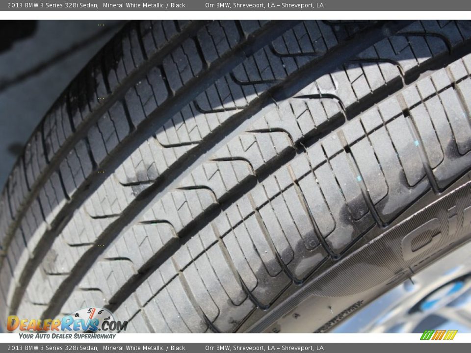 2013 BMW 3 Series 328i Sedan Mineral White Metallic / Black Photo #10