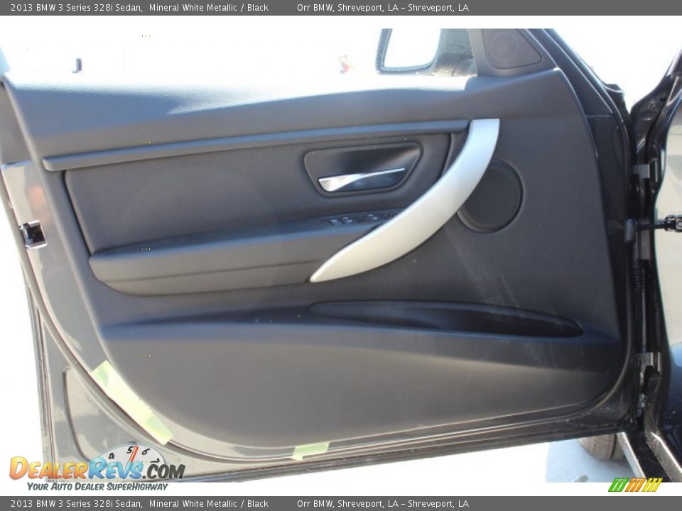 2013 BMW 3 Series 328i Sedan Mineral White Metallic / Black Photo #14
