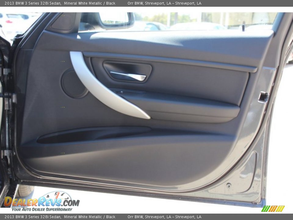 2013 BMW 3 Series 328i Sedan Mineral White Metallic / Black Photo #16