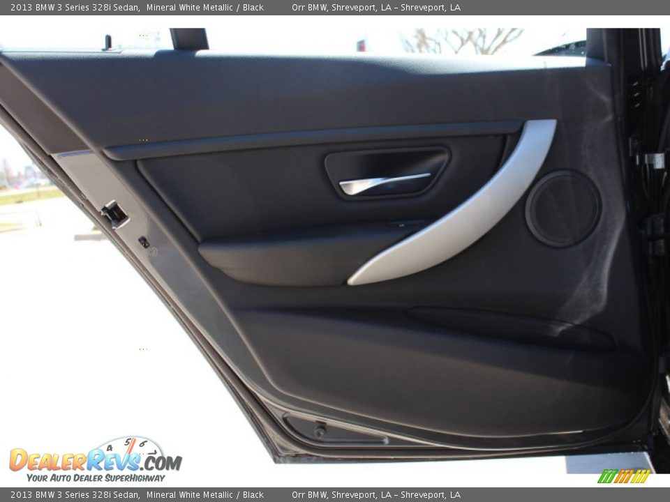 2013 BMW 3 Series 328i Sedan Mineral White Metallic / Black Photo #18