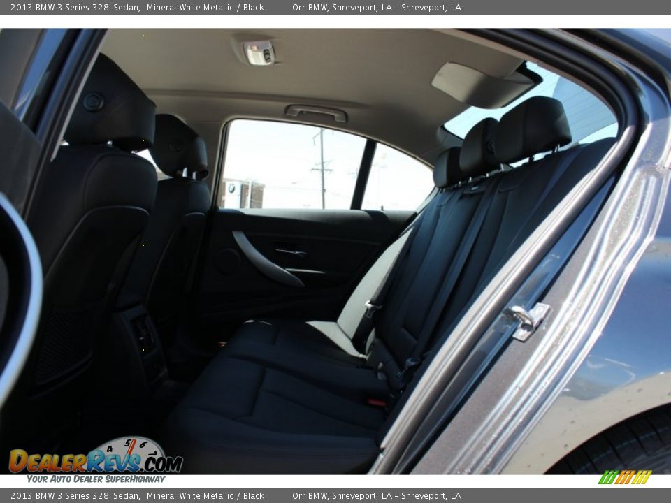 2013 BMW 3 Series 328i Sedan Mineral White Metallic / Black Photo #19