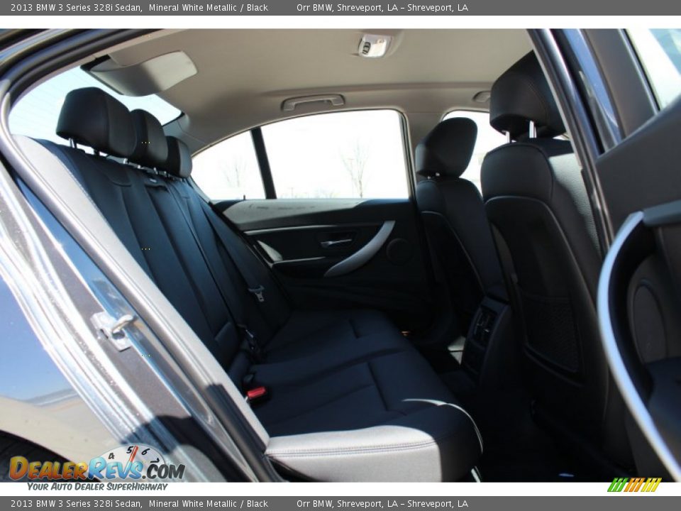 2013 BMW 3 Series 328i Sedan Mineral White Metallic / Black Photo #21