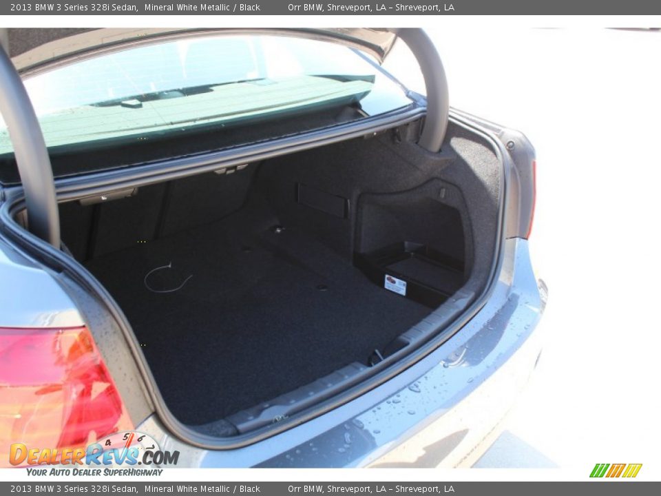 2013 BMW 3 Series 328i Sedan Mineral White Metallic / Black Photo #23