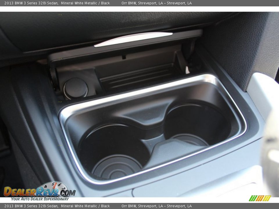 2013 BMW 3 Series 328i Sedan Mineral White Metallic / Black Photo #28