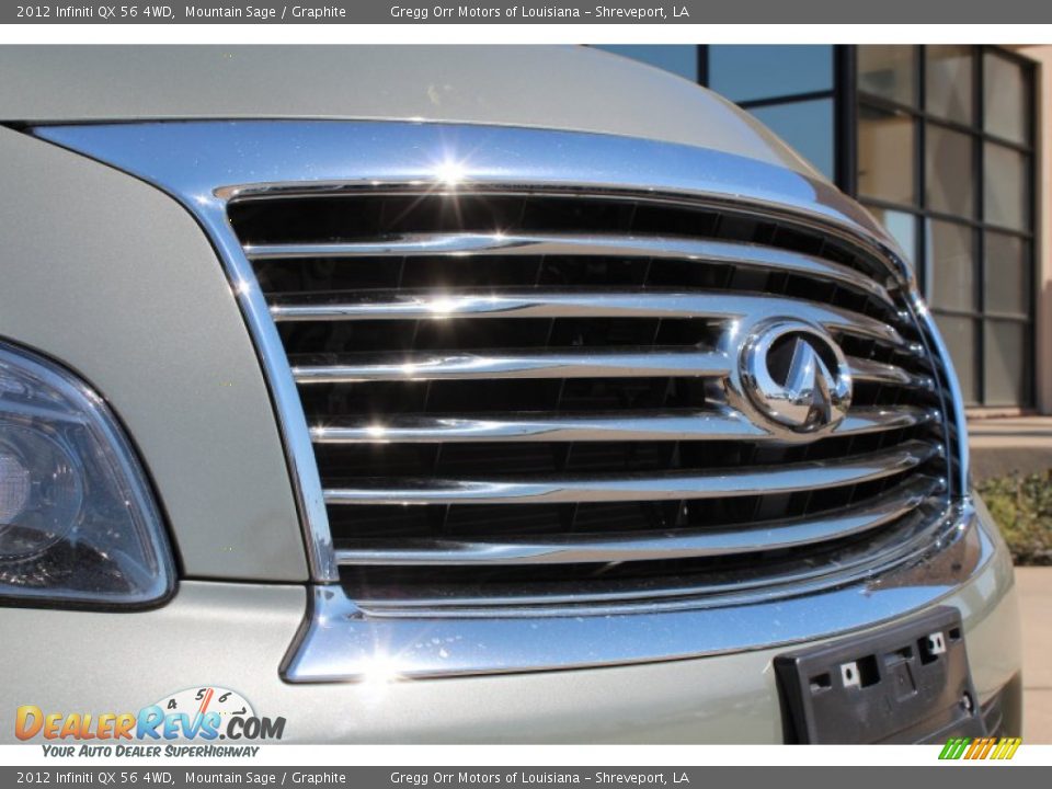 2012 Infiniti QX 56 4WD Mountain Sage / Graphite Photo #9