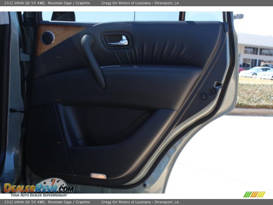 2012 Infiniti QX 56 4WD Mountain Sage / Graphite Photo #21