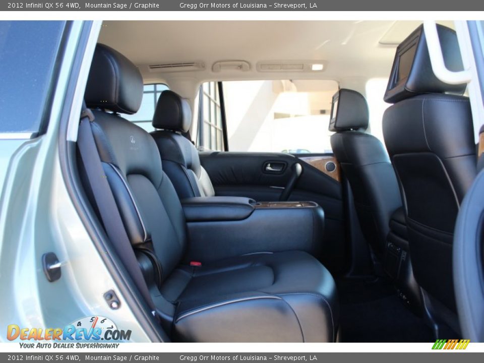 2012 Infiniti QX 56 4WD Mountain Sage / Graphite Photo #22