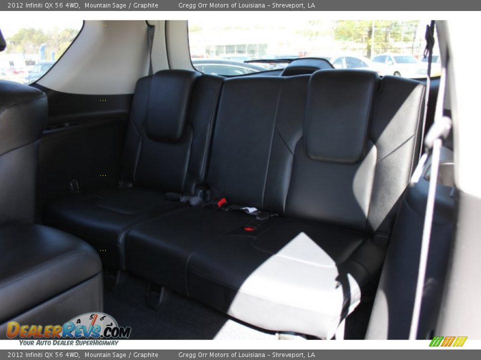 2012 Infiniti QX 56 4WD Mountain Sage / Graphite Photo #23