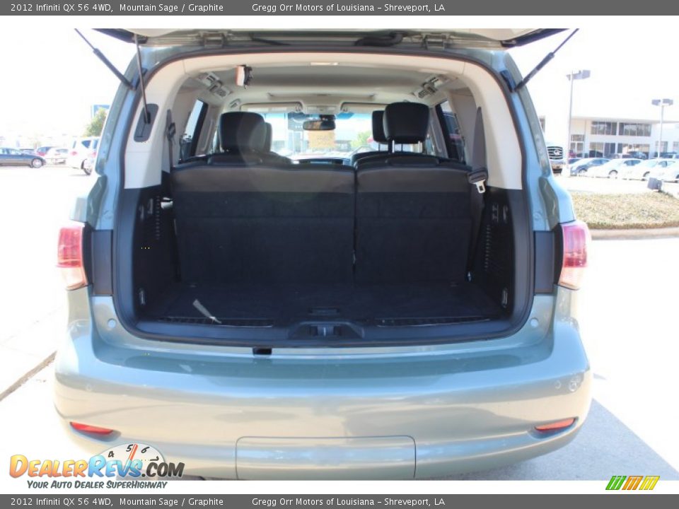 2012 Infiniti QX 56 4WD Mountain Sage / Graphite Photo #24