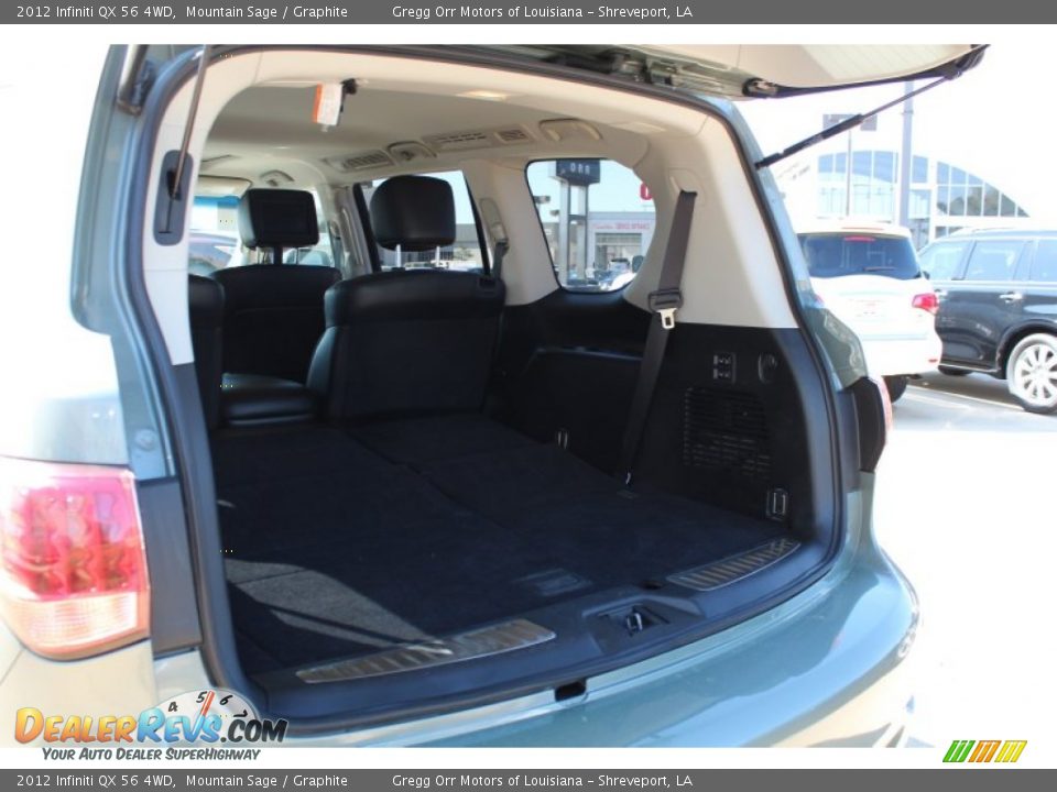 2012 Infiniti QX 56 4WD Mountain Sage / Graphite Photo #26