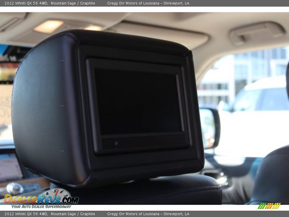 2012 Infiniti QX 56 4WD Mountain Sage / Graphite Photo #30