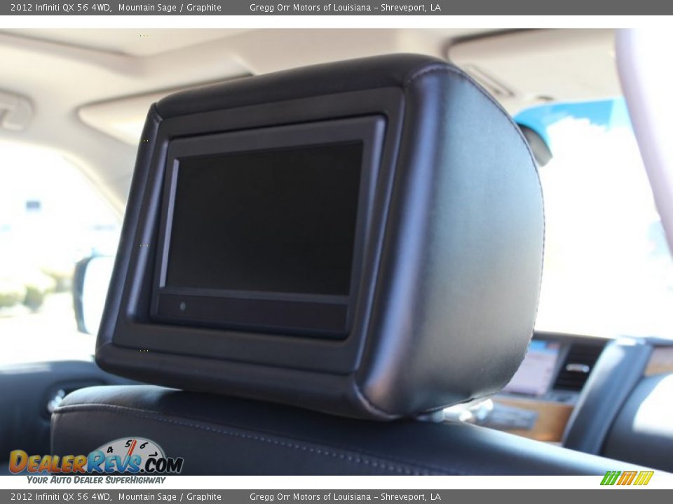 2012 Infiniti QX 56 4WD Mountain Sage / Graphite Photo #31
