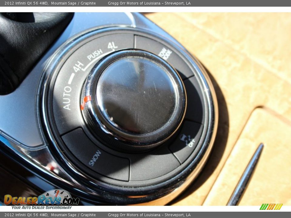 2012 Infiniti QX 56 4WD Mountain Sage / Graphite Photo #32