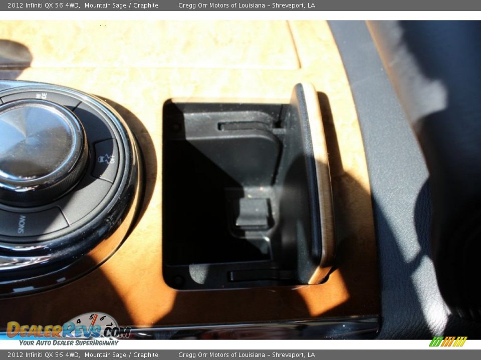 2012 Infiniti QX 56 4WD Mountain Sage / Graphite Photo #33