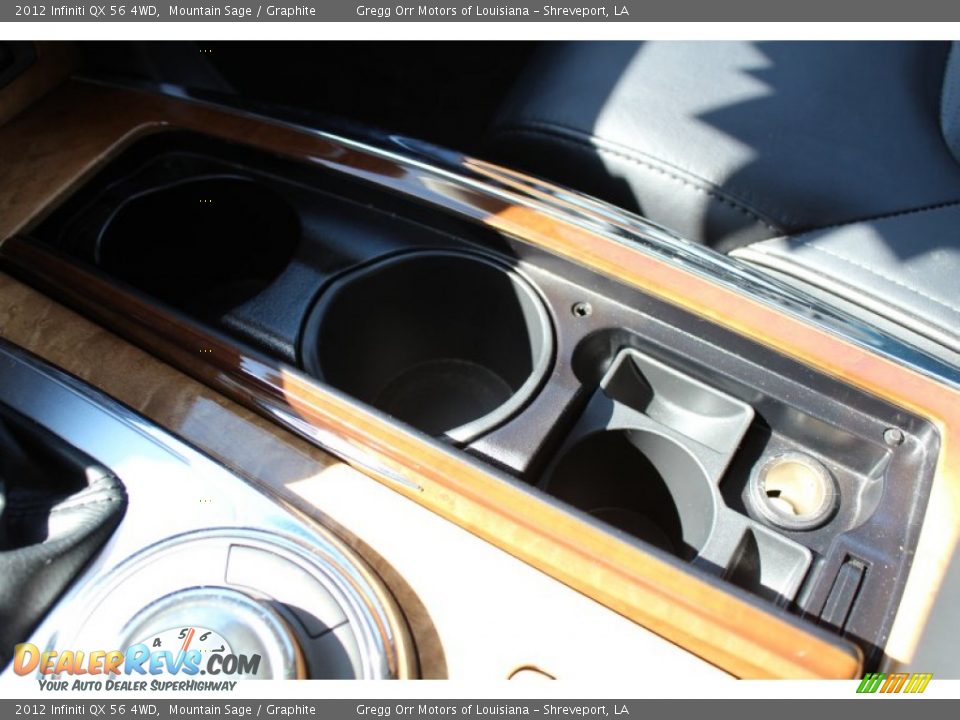 2012 Infiniti QX 56 4WD Mountain Sage / Graphite Photo #34