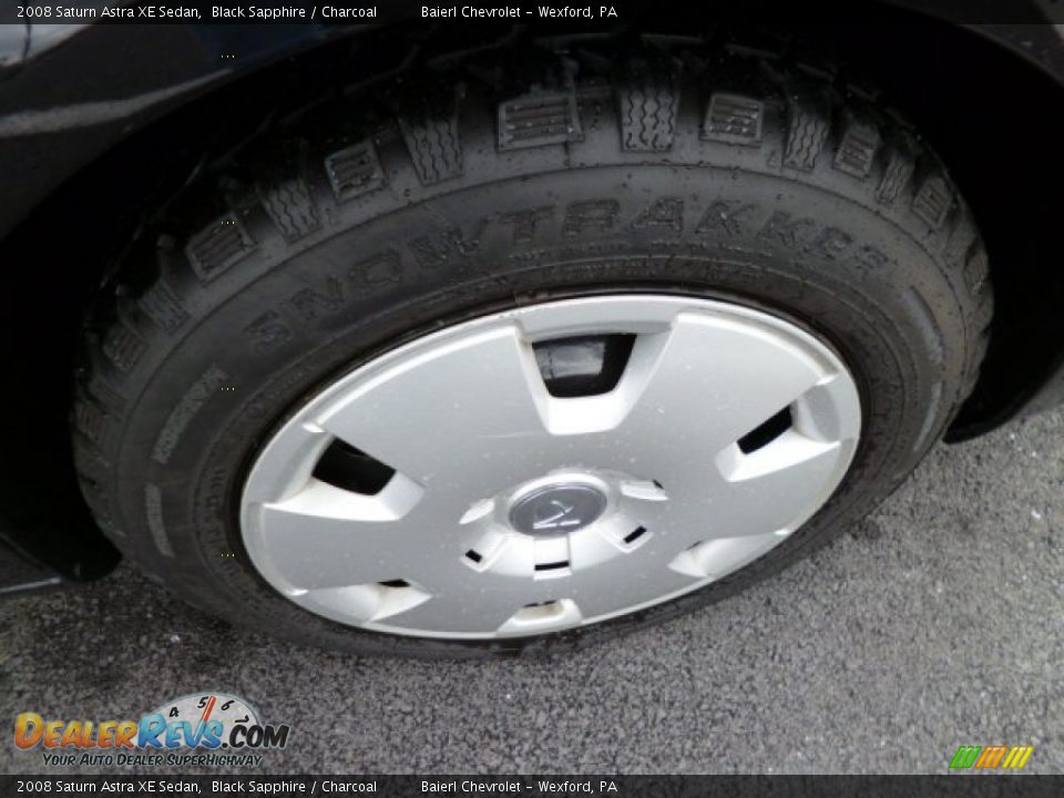 2008 Saturn Astra XE Sedan Black Sapphire / Charcoal Photo #9