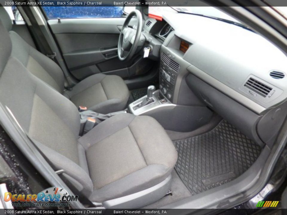2008 Saturn Astra XE Sedan Black Sapphire / Charcoal Photo #10
