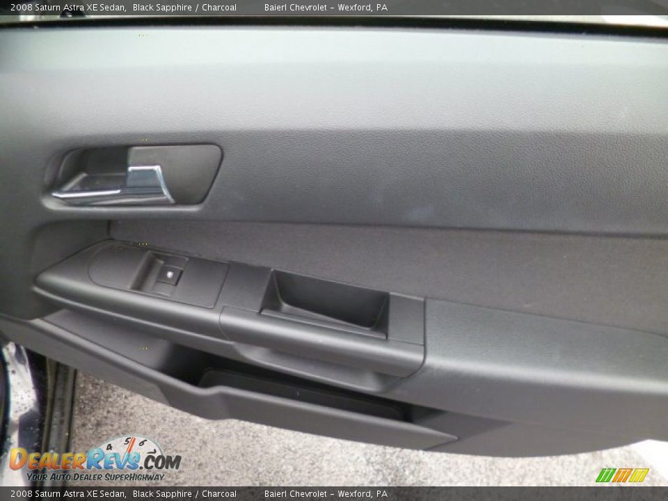 2008 Saturn Astra XE Sedan Black Sapphire / Charcoal Photo #11